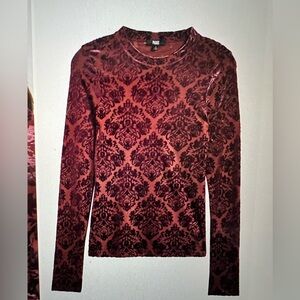 Paige Chelle Burnout Velvet Top